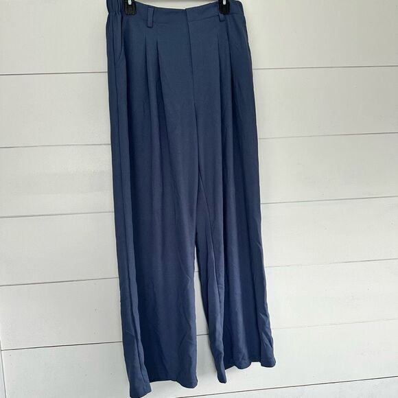 Halara Women’s Large Blue Wide Leg Pants NWT - Picture 1 of 6